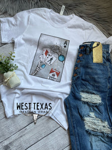 Cowboy Card Graphic Tee