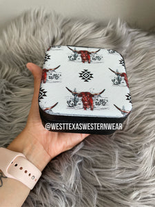 Western Print Jewelry Box