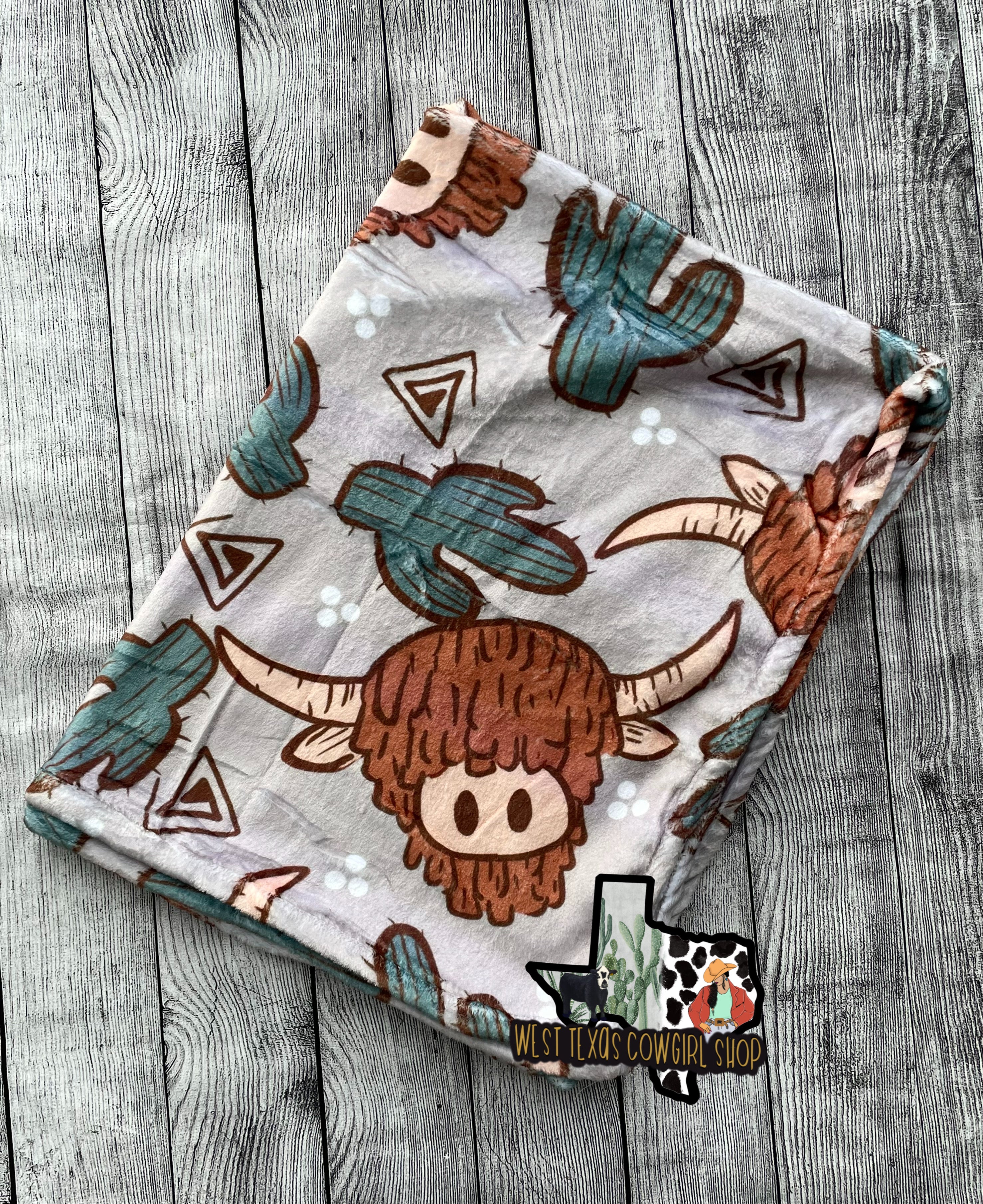 Highland Cattle Infant Fleece Blanket