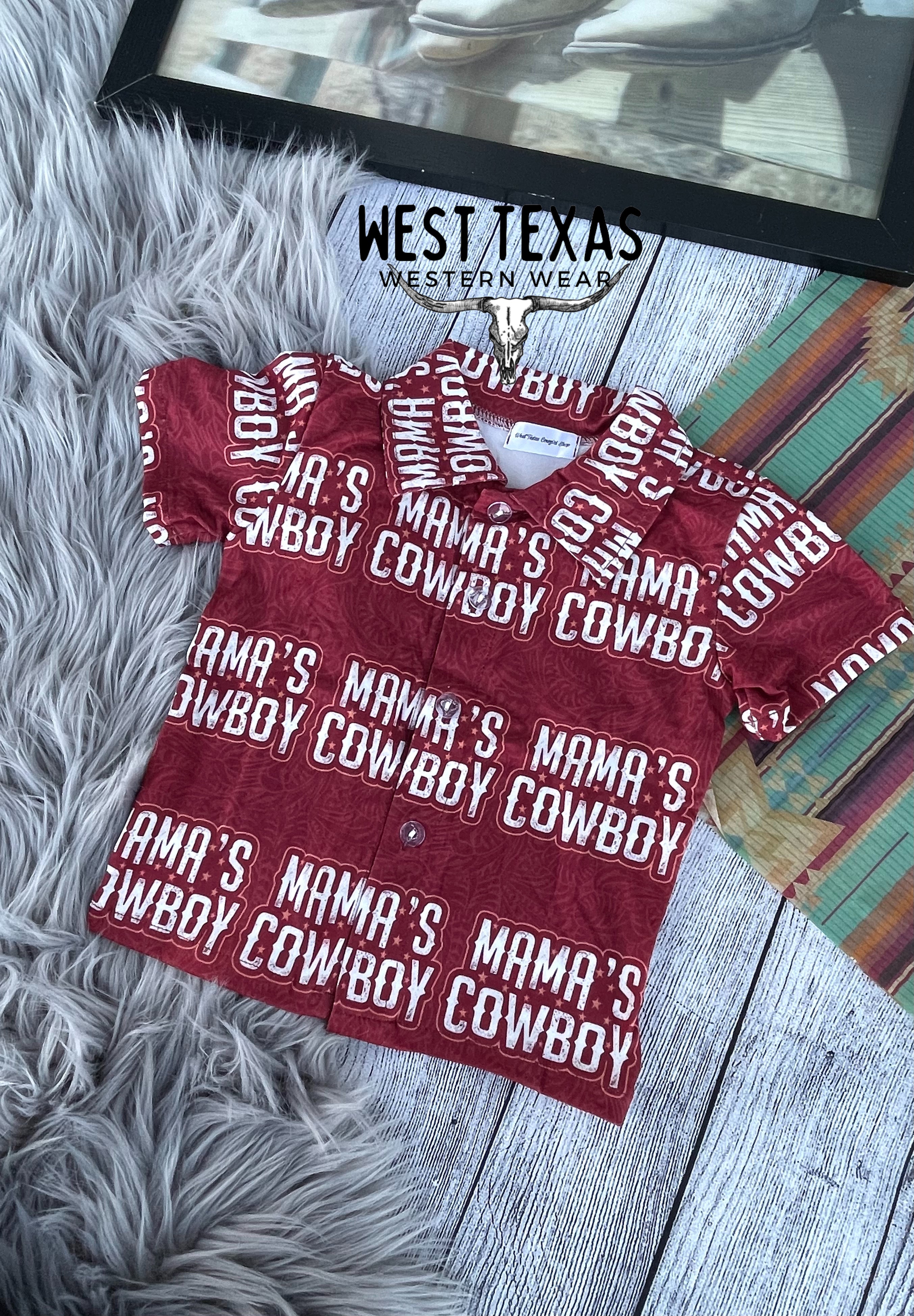 Mama’s Cowboy Button Up